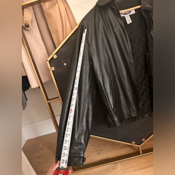 Old Navy Leather Jacket - Picture 4 of 5